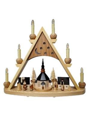 Lichtergiebel Seiffener Kirche
