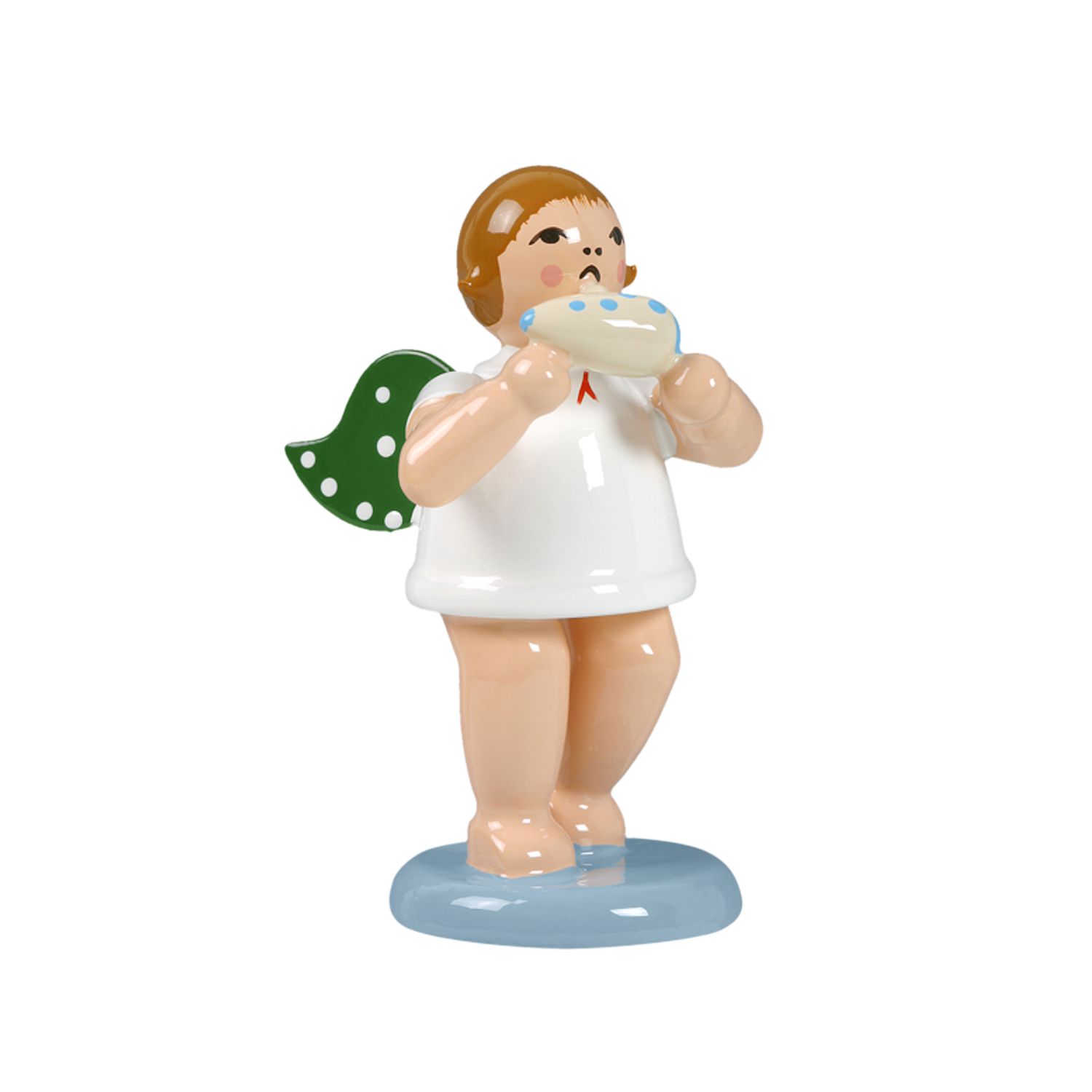 Engel mit Okarina, ohne Krone