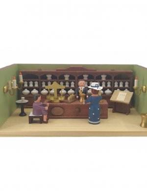 Miniaturstube Apotheke