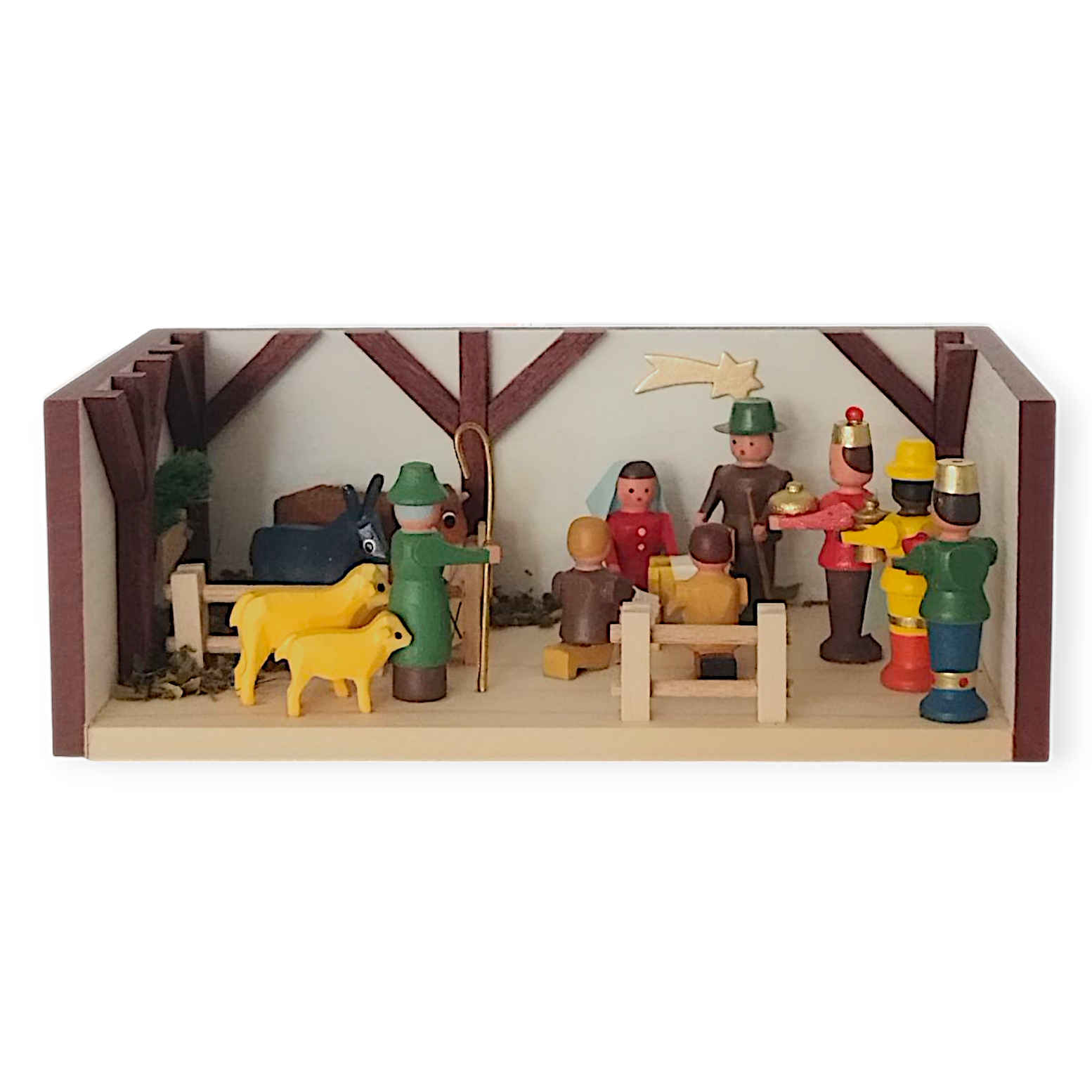 Miniaturstube Krippenstall