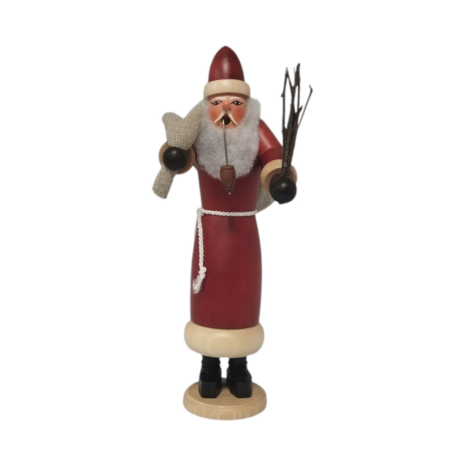Räuchermann Nikolaus, rot