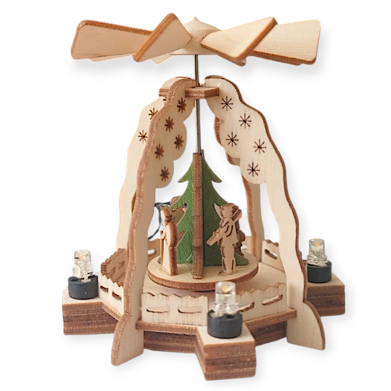 Mini-Pyramide Waldleute elektrisch