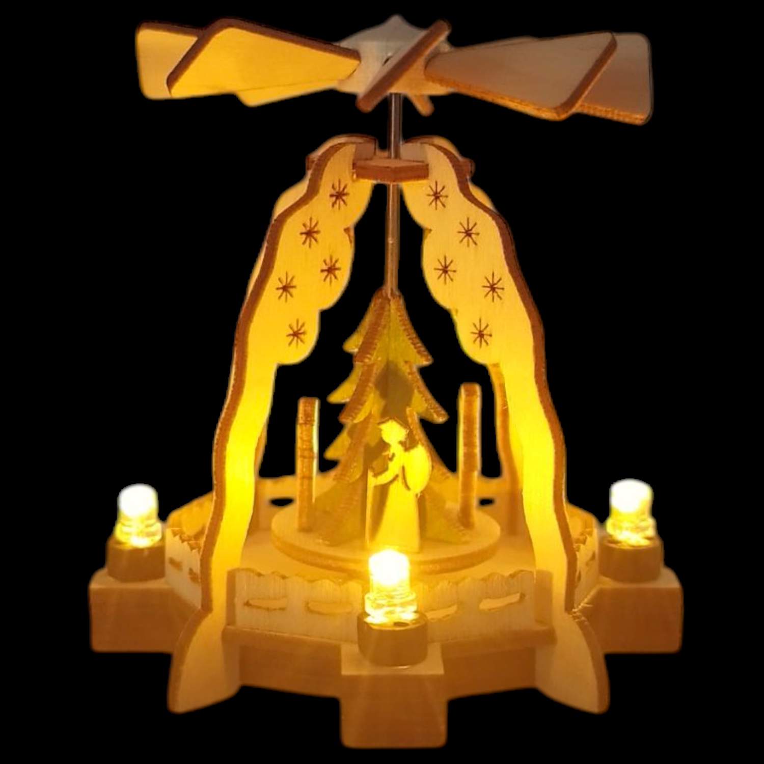 Mini-Pyramide Waldleute elektrisch