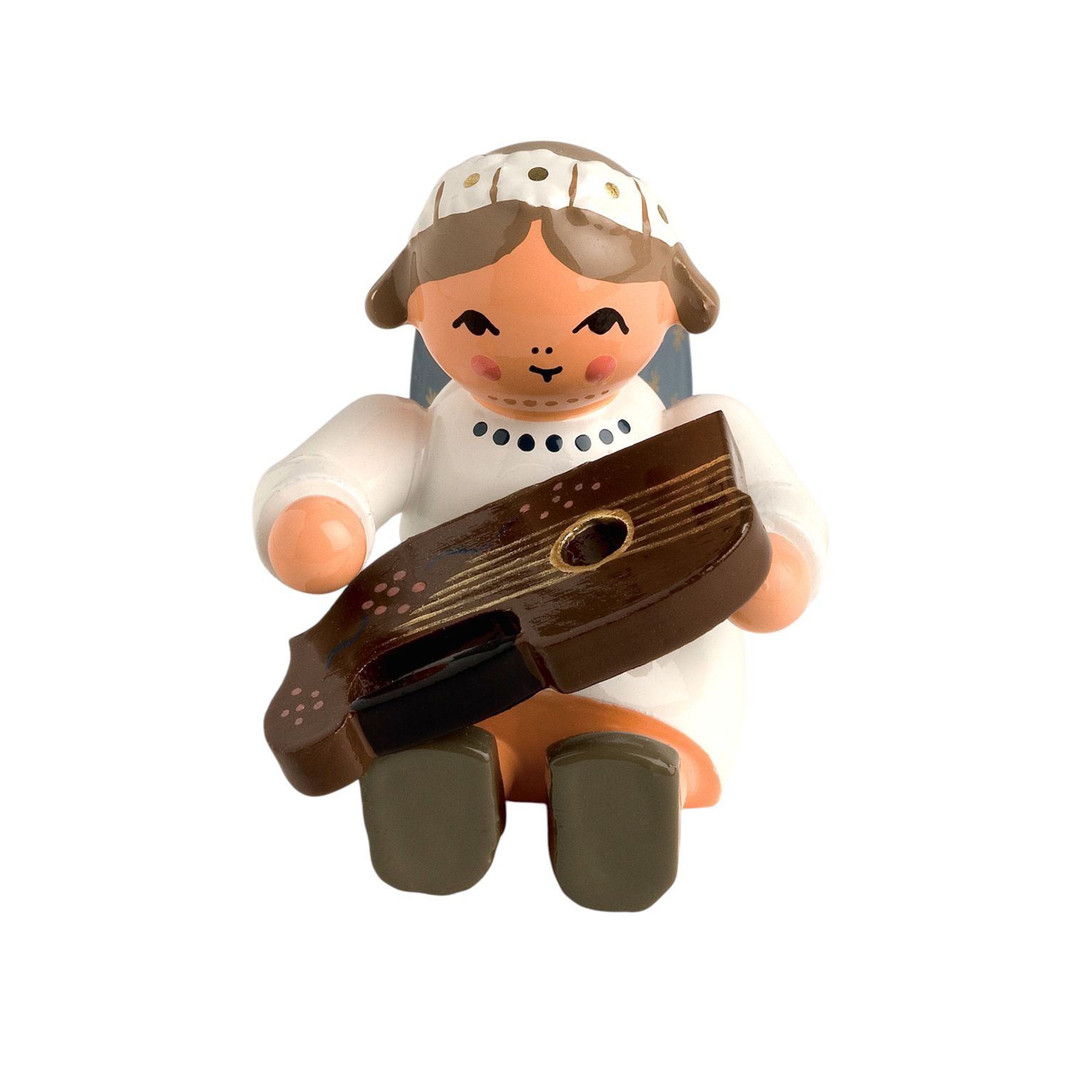 Engel sitzend mit Zither