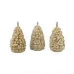 3 Seiffener Fichten natur, 6cm