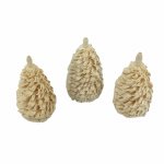 3 Seiffener Fichten natur, 6cm, oben