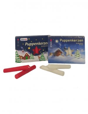 Puppenlichter, Puppenkerzen, 20 Stück