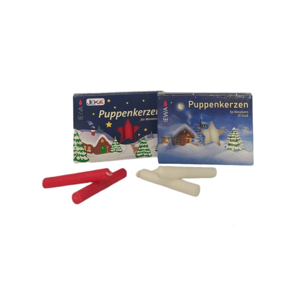 Puppenlichter, Puppenkerzen, 20 Stück