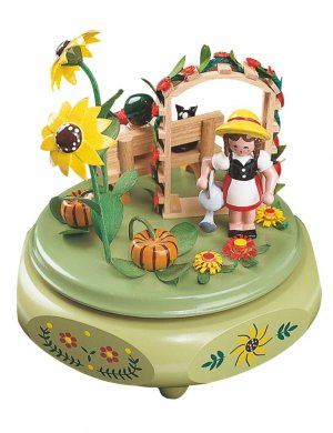Spieldose Gartenidyll