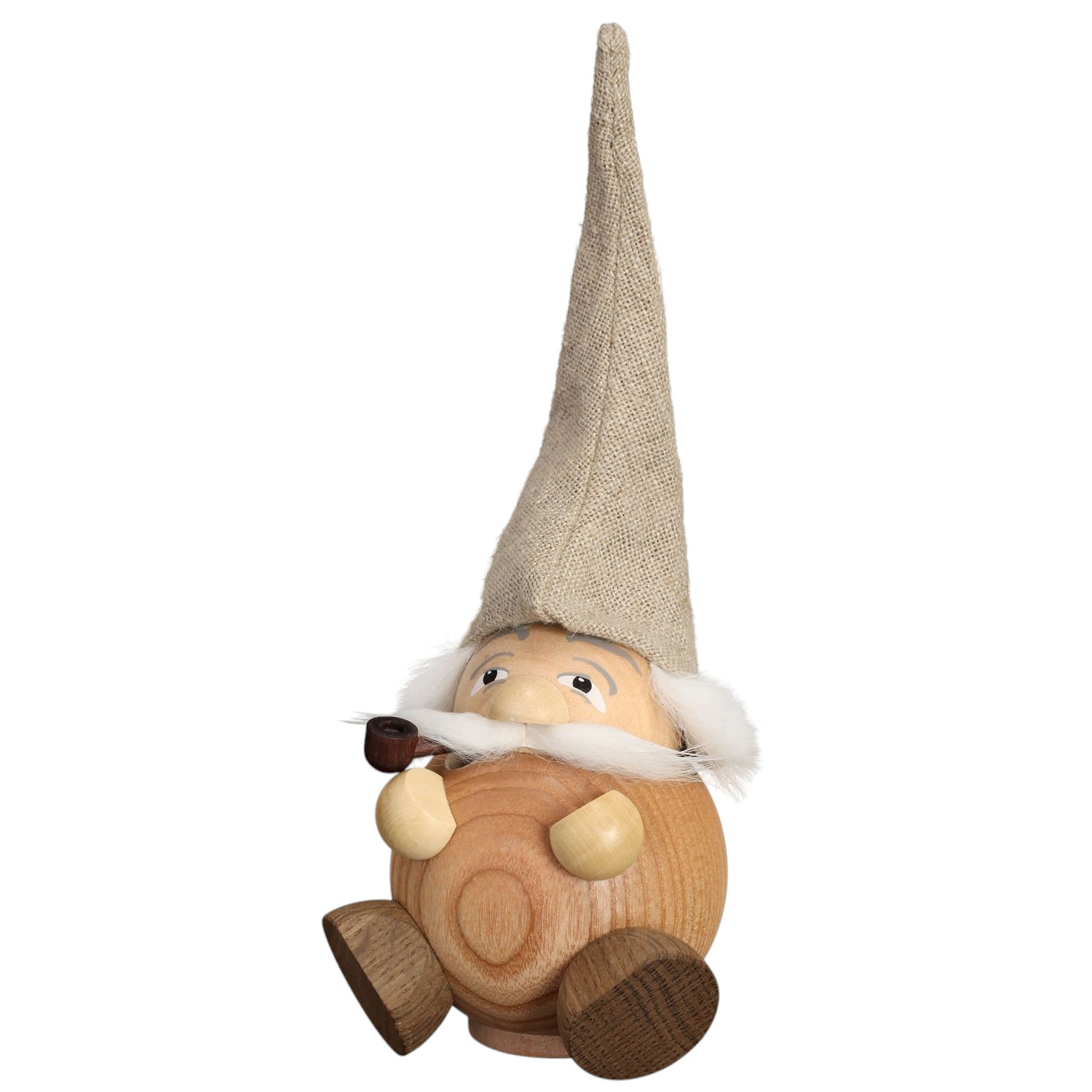 Kugelräucherfigur Waldzwerg natur