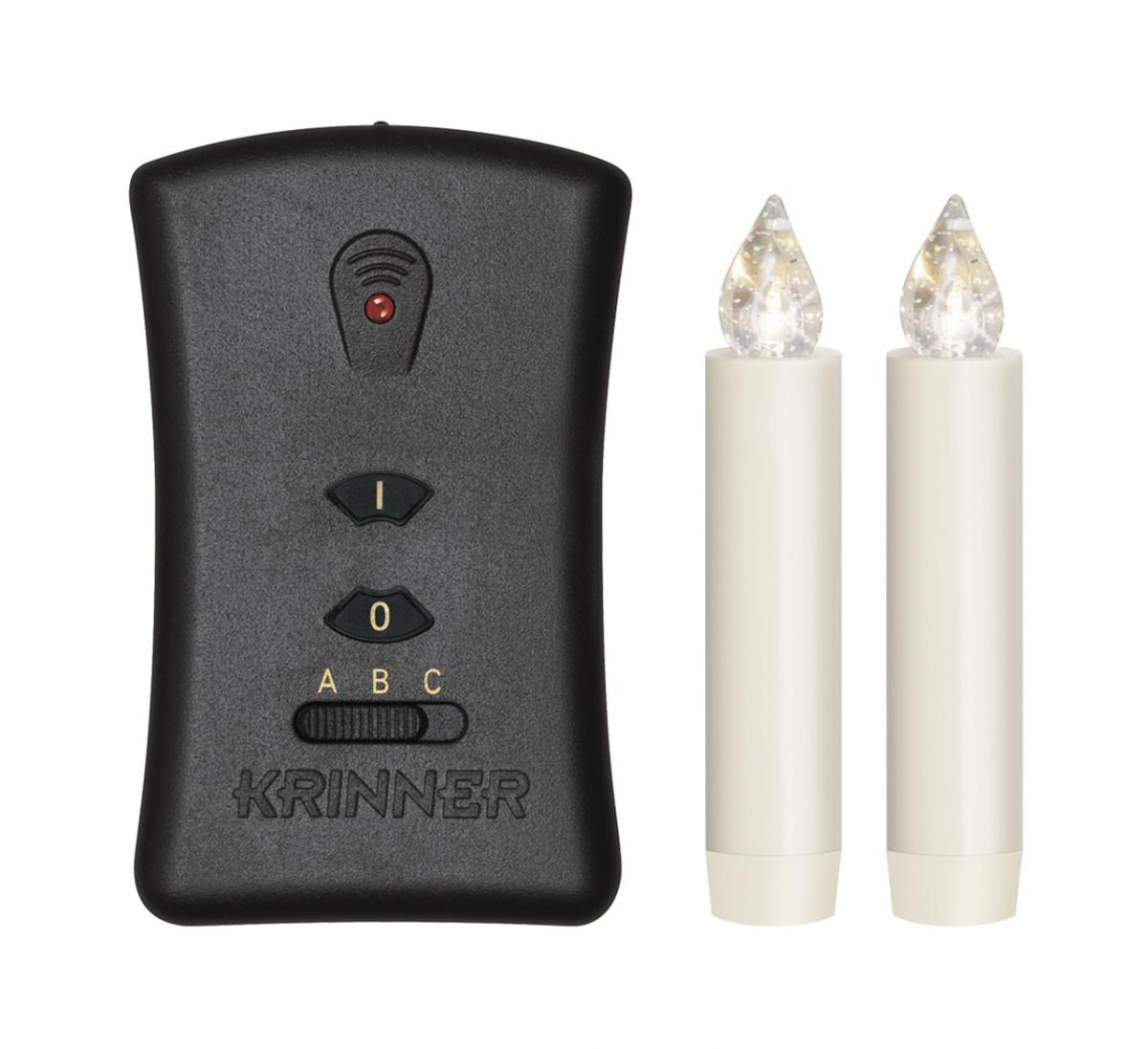 Lumix Classic Mini S, 2 elektr. Weihnachtskerzen - Erzgebirgskunst-Shop