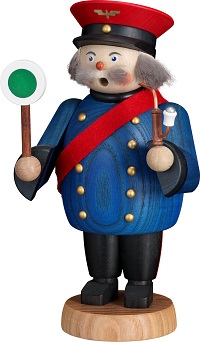 Räuchermann Eisenbahner, 18 cm