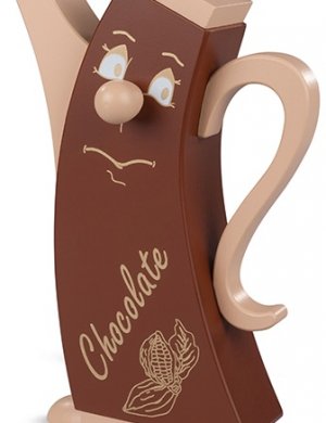 Räucherfigur Kanne Chocolate