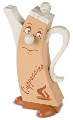 Räucherfigur Kanne Cappuccino