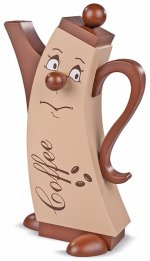 Räucherfigur Kanne Coffee