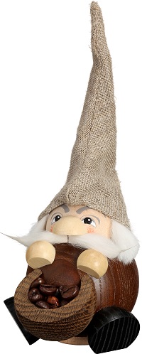 Kugelräucherfigur Duftzwerg Kaffee, 19 cm