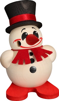 Kugelräucherfigur Cool-Man Ski & Zylinder, 10 cm