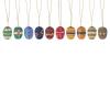Hanging easter eggs silk mat small (10 pieces) 1