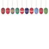Hanging easter eggs silk mat (10 pieces) 1