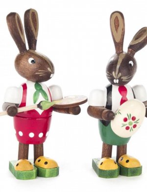 Osterhasenpaar Eiermaler