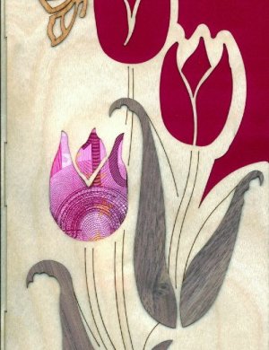 Glückwunschkarte Geldgeschenk Tulpen