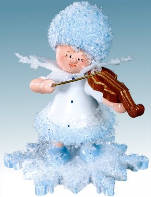 Schneeflöckchen mit Geige