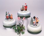 Spieldose Schlitten-Kinder