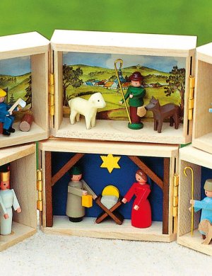 Miniatur Schrein Krippe