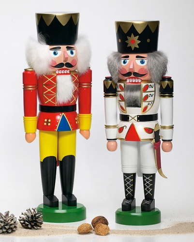 Nussknacker König groß, weiß