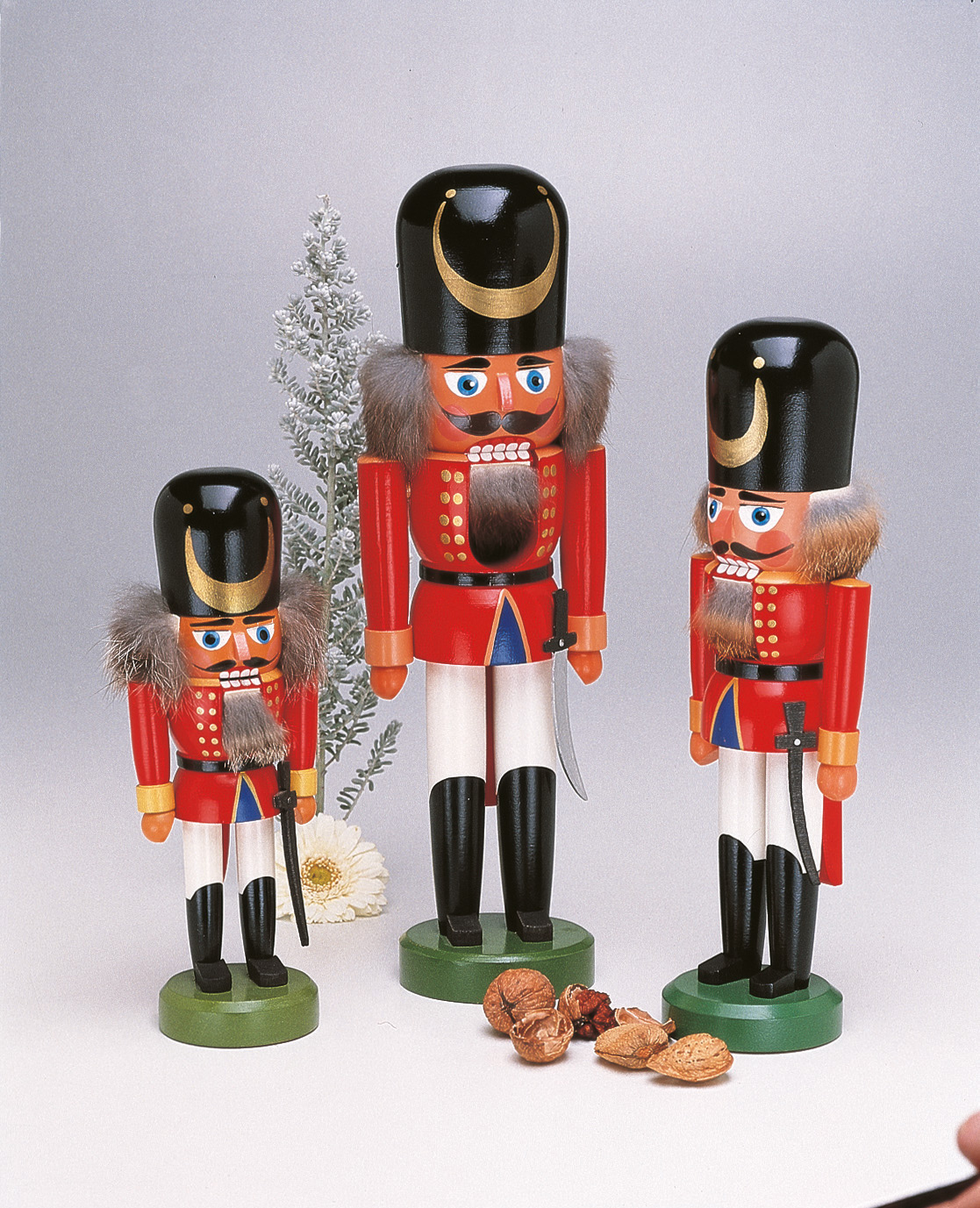 Nussknacker Wachsoldat mittel, rot