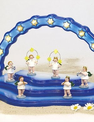 Engel mit Sternbogen ohne Krone