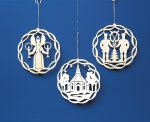 Fensterbild Seiffener Kirche groß