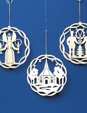 Fensterbild Seiffener Kirche groß