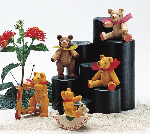 Teddy mit Roller