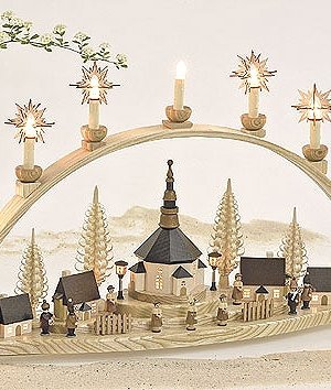 Schwibbogen Seiffener Dorf
