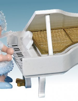 Schneeflöckchen am Flügel