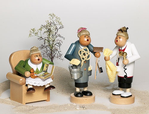 Sessel natur für Räucherfiguren