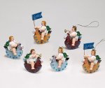 Engel auf Schaukelpferd 3 teilig ohne Krone