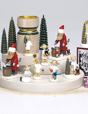 Flade Engel am Weihnachtsbaum