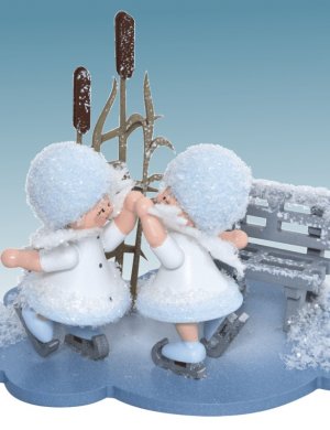 Schneeflöckchen auf Wolke Eiskunstpaar