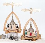 Pyramide Kurrende mit Seiffener Kirche