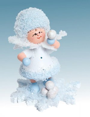 Schneeflöckchen Schneeballschlacht