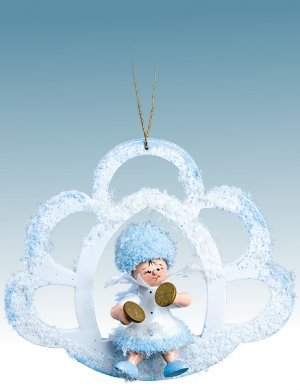 Baumschmuck Schneeflöckchen mit Becken