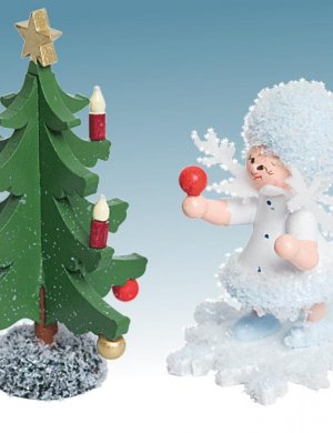 Schneeflöckchen mit Tannenbaum