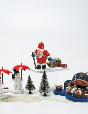 Schneemann mit Schirm 6-teilig - Sonderangebot!