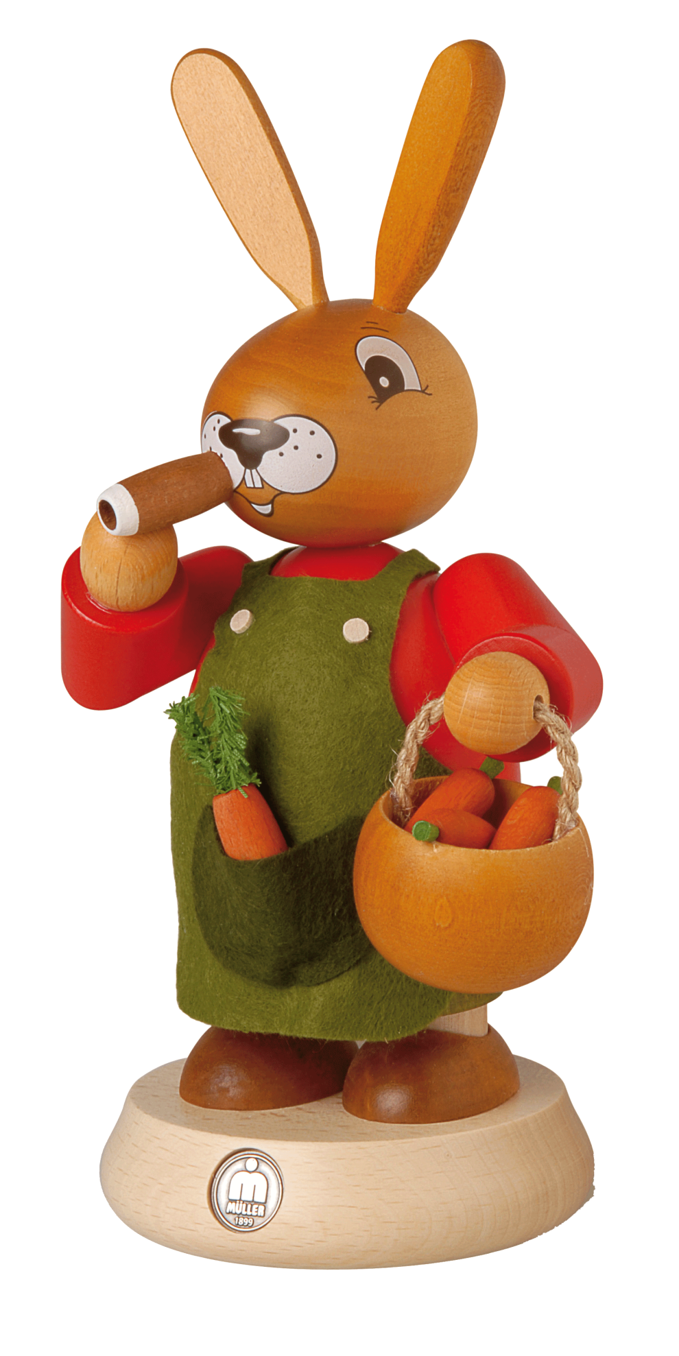 Räucherhasenmann farbig, groß 1