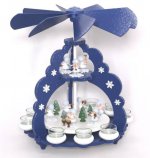 Pyramide Schneeflöckchen mit Instrumenten