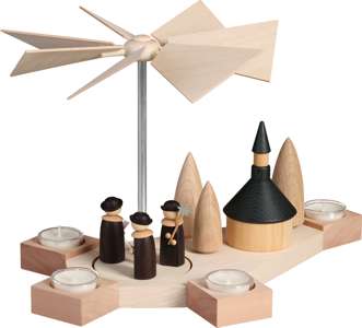 Teelichtpyramide Octogonum, Weihnachtssänger