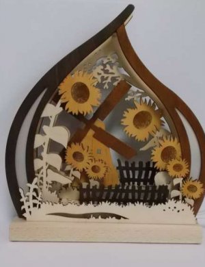 Romantikleuchte Windmühle