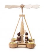 Teelicht Pyramide mit Kurrende